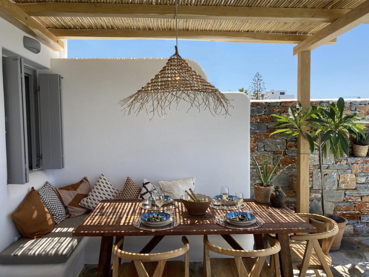Villa Ypsilon Naxos - Luxury Holiday House With Amazing Sea View & Private Pool Agia Anna  Exterior foto